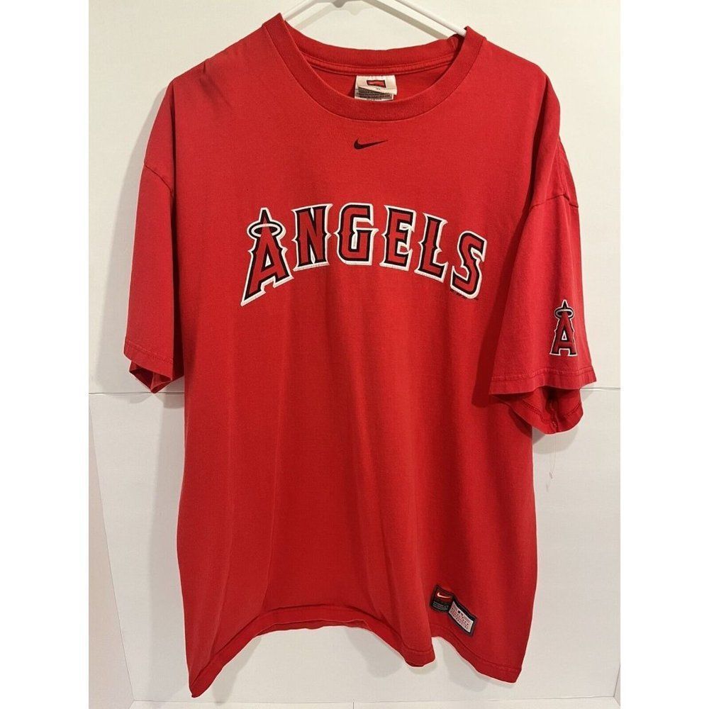 Vintage Nike Red Tag 2005 Anaheim Angels shirt Size XL